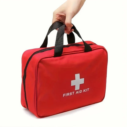 184-piece camping first aid kit - Waterproof travel emergency bag
