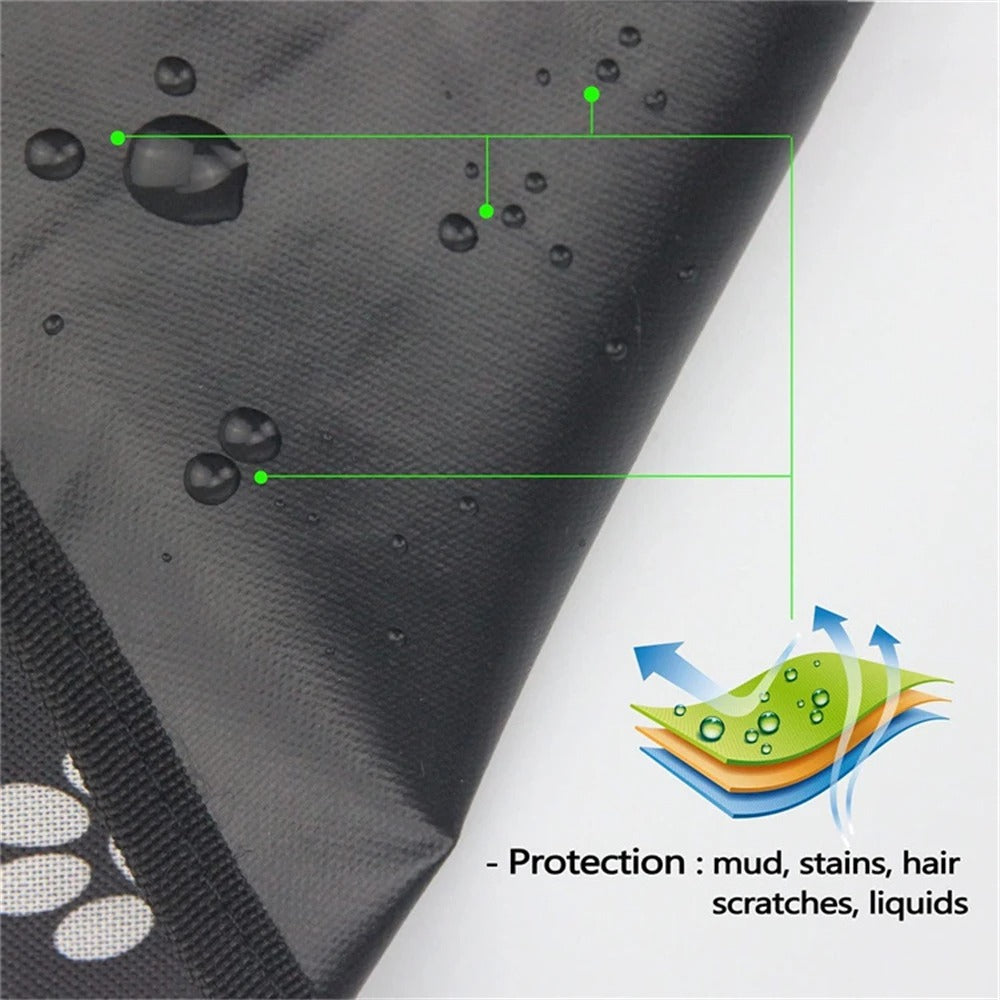 Boot cover for dogs and cats with vehicle protection