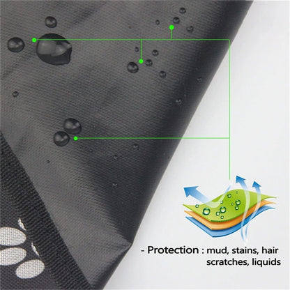 Boot cover for dogs and cats with vehicle protection