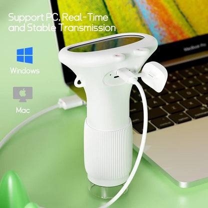 Kids' microscope with 200x–1000x magnification and LED light