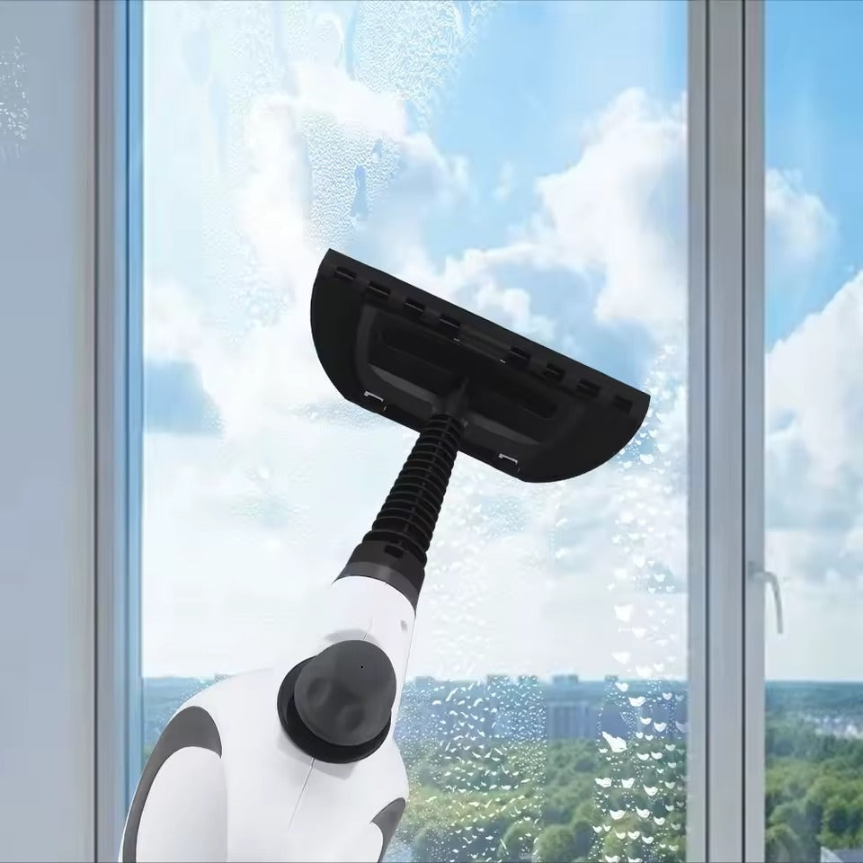High pressure steam cleaner with versatile cleaning accessories