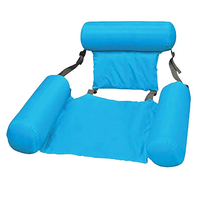 Chaise d’eau gonflable confortable – Détente ultime pour piscine, lac et plage