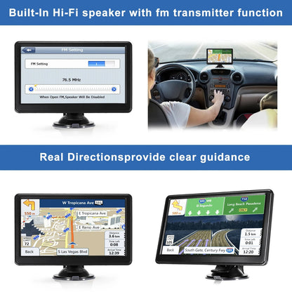 7-inch GPS navigation system | Real-time traffic and route guidance