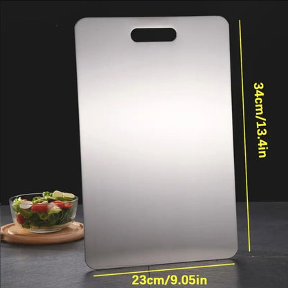 Stainless steel cutting board – Durable kitchen prep board