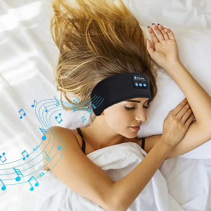 Bluetooth sleep eye mask with wireless headphones for relaxation