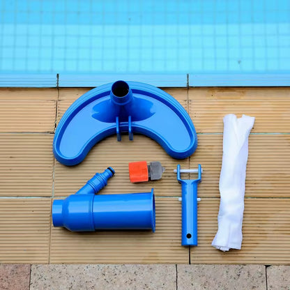 Handheld pool vacuum | Hose-powered cleaner with debris bag