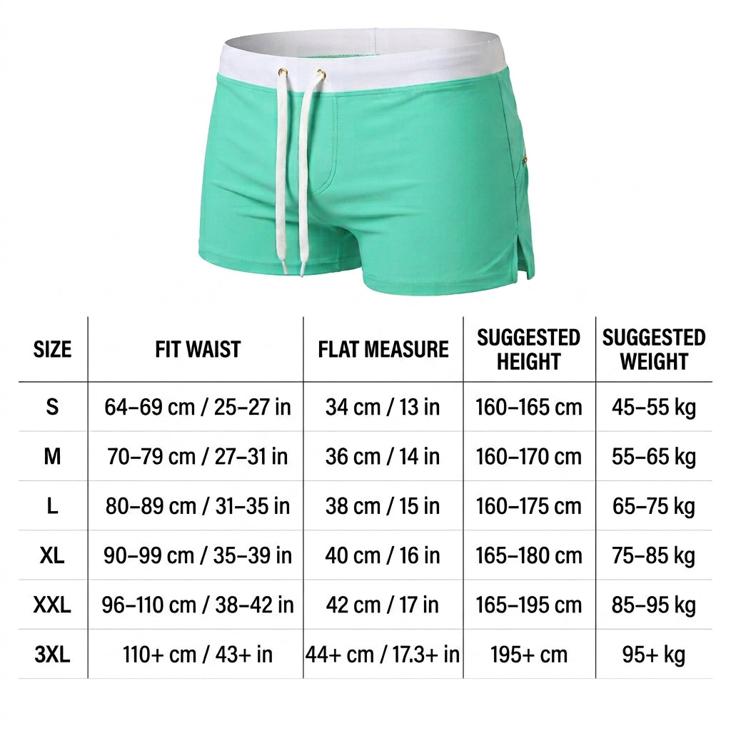 Lightweight men's swim shorts - Comfortable fit for active days