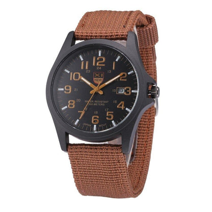 Montre Militaire pour Aventure Extérieure | Robuste, Étanche et Élégante