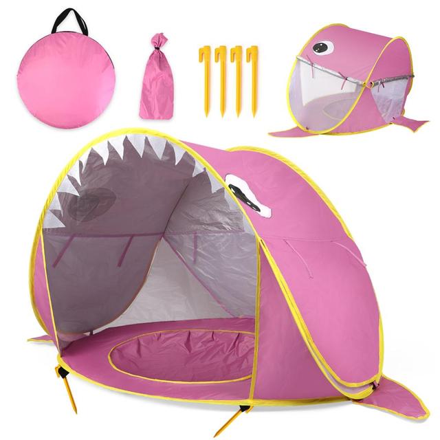 Baby Beach Tent With Built-In Paddling Pool and UPF 50+ Shade