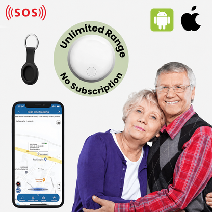 Seniors GPS Tracker - Accurate Tracking, No Subscription - Android / iOS