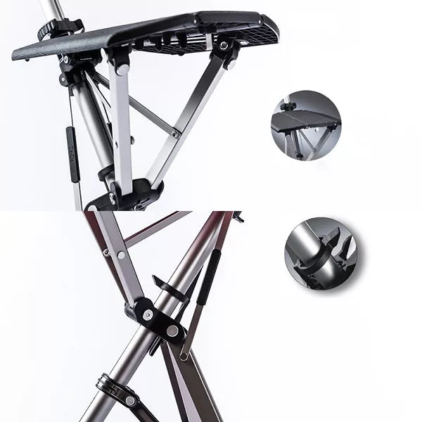 Folding Walking Cane with Seat - Portable Mobility Support