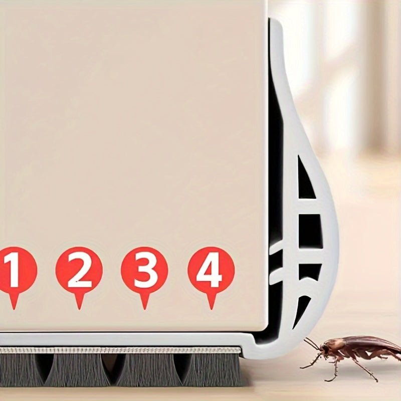Adjustable Door Draft Stopper with Windproof Insulation – Durable Polyester Seal for 3.5-5.5 cm Thick Doors
