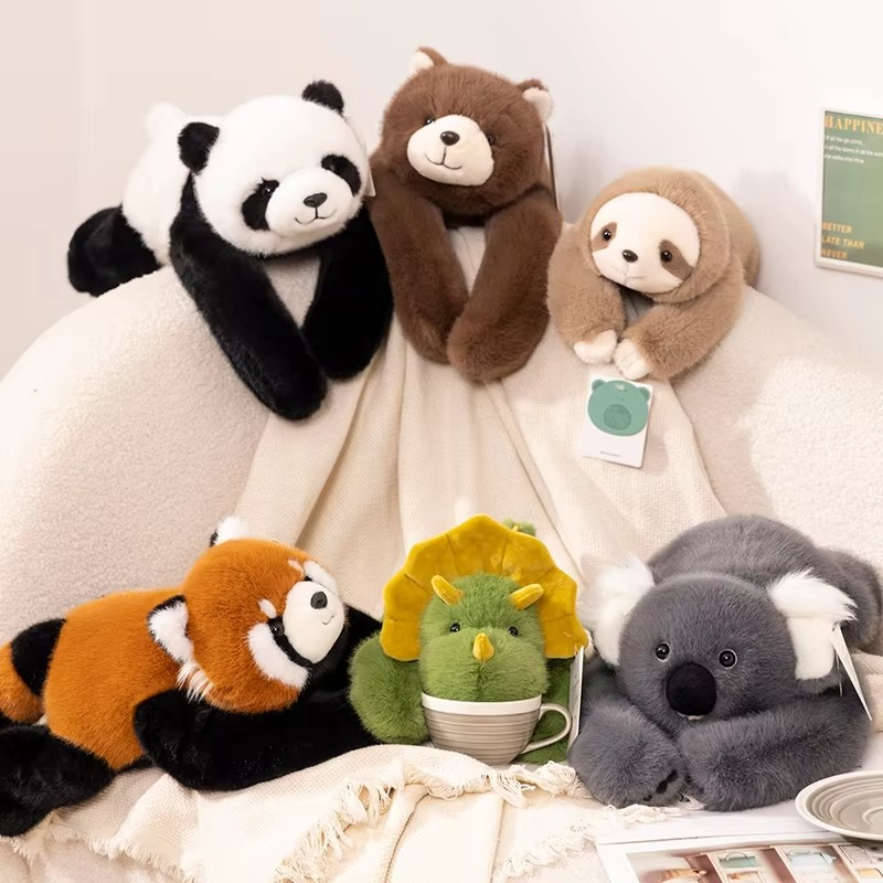 Peluche câline 65 cm en tissu doux - un compagnon plein de tendresse