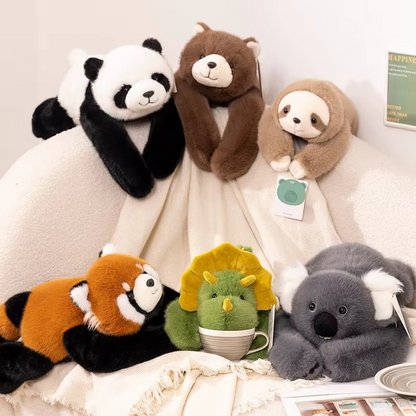 Peluche câline 65 cm en tissu doux - un compagnon plein de tendresse