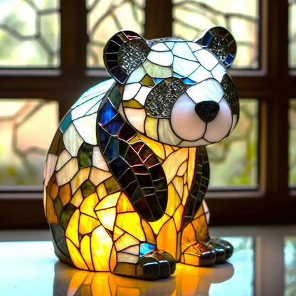 Artistic Animal Stained Glass Lamp for Home Decor