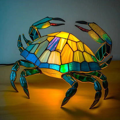 Artistic Animal Stained Glass Lamp for Home Decor