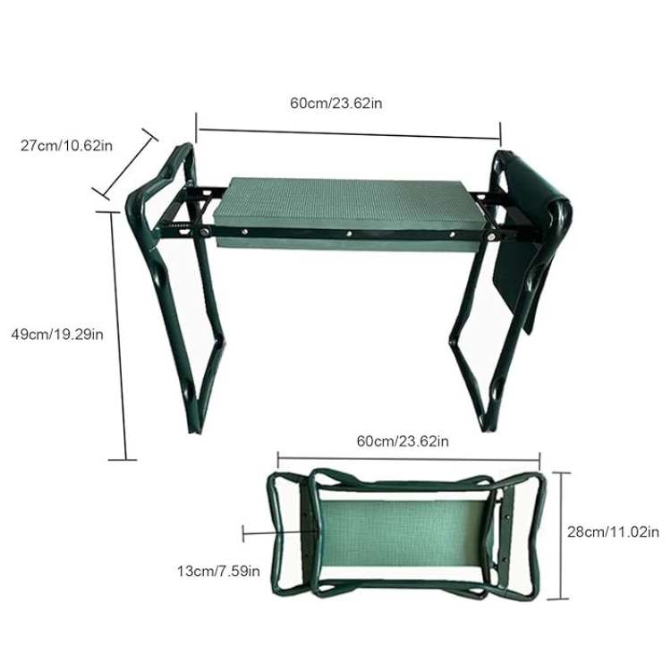 Ultimate 2-in-1 Gardening Kneeler Seat with Cushion Support