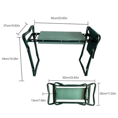 Ultimate 2-in-1 Gardening Kneeler Seat with Cushion Support