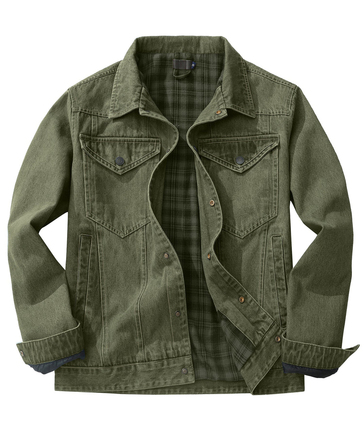 Men's Denim Wanderer Jacket - Flannel Lined