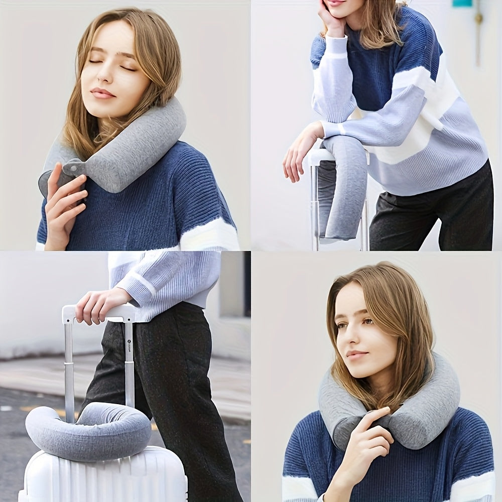 Coussin de Voyage Ergonomique – Confort Optimal pour Avion, Train et Voiture