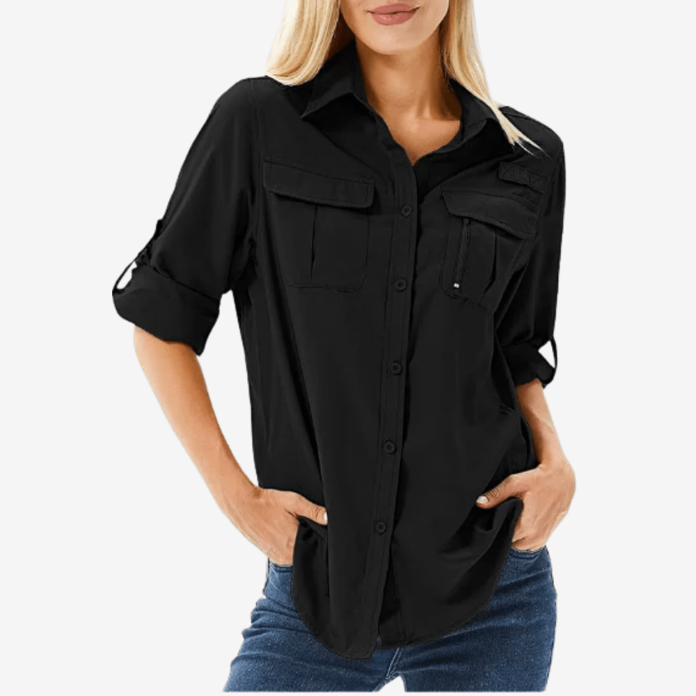 Chloe | Women's Long Sleeve Hiking Shirt With UV Protection