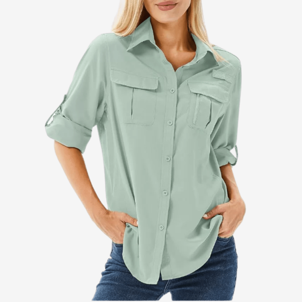 Chloe | Women's Long Sleeve Hiking Shirt With UV Protection