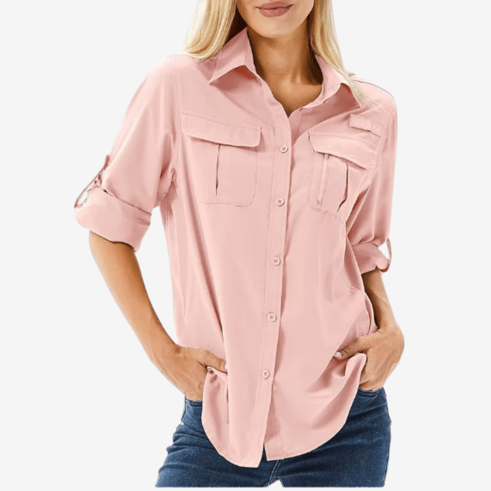 Chloe | Women's Long Sleeve Hiking Shirt With UV Protection