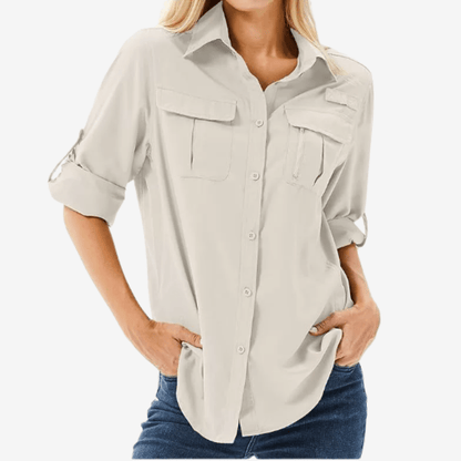 Chloe | Women's Long Sleeve Hiking Shirt With UV Protection