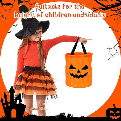 3D Halloween Pumpkin Trick-or-Treat Bag