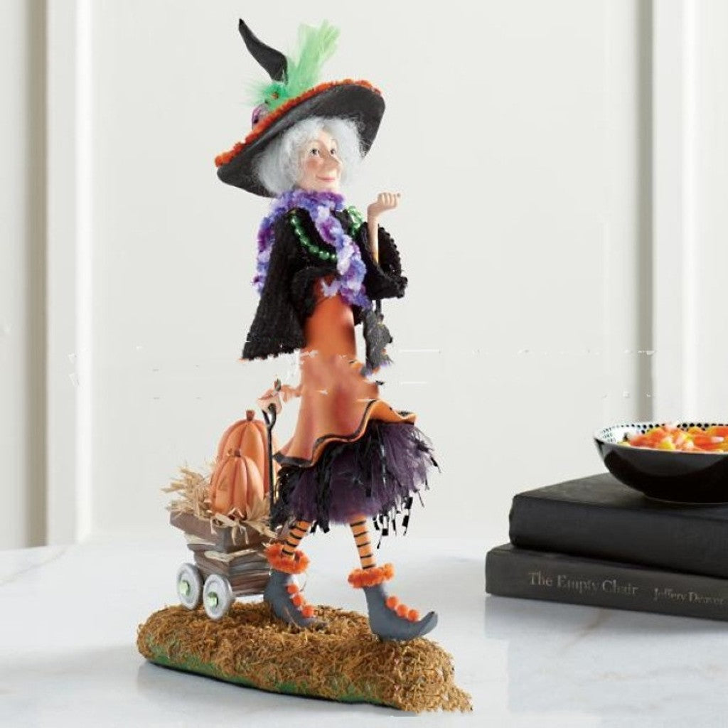 Halloween Witch Resin Figurine Décor