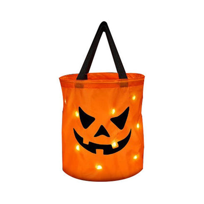 3D Halloween Pumpkin Trick-or-Treat Bag