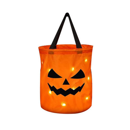 3D Halloween Pumpkin Trick-or-Treat Bag