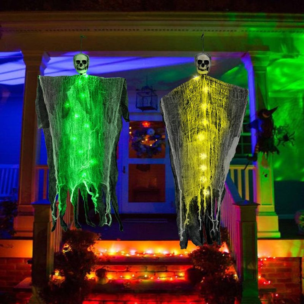 Halloween Hanging Ghost Skeleton Prop
