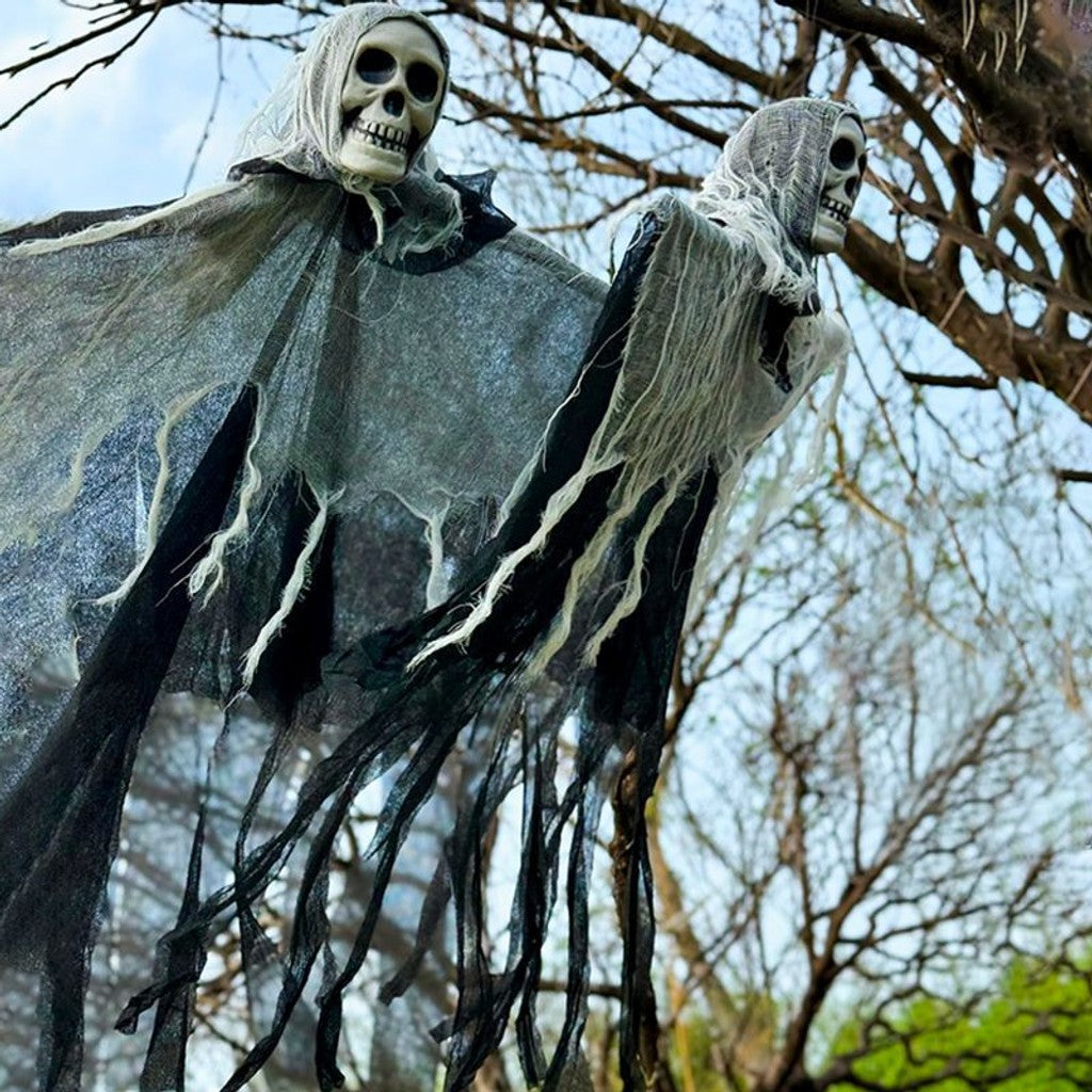 Halloween Hanging Ghost Skeleton Prop