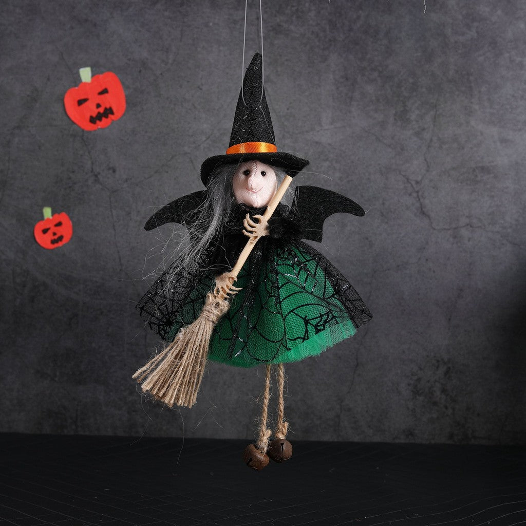 Halloween Witch Broom Hanging Decoration