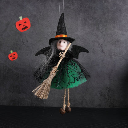 Halloween Witch Broom Hanging Decoration