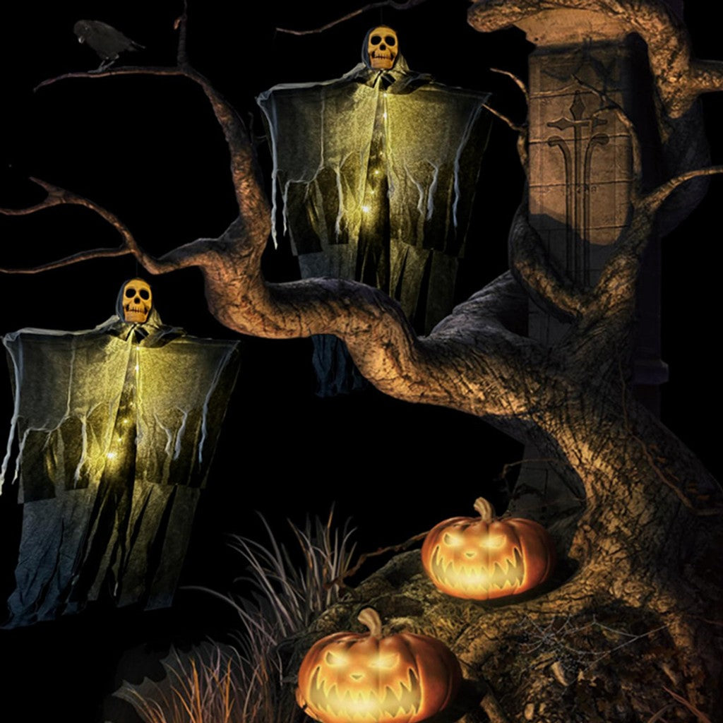Halloween Hanging Ghost Skeleton Prop