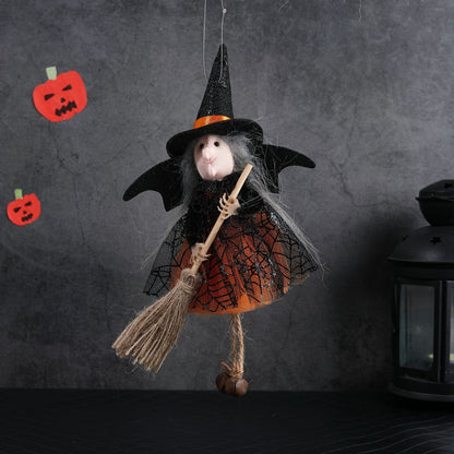 Halloween Witch Broom Hanging Decoration