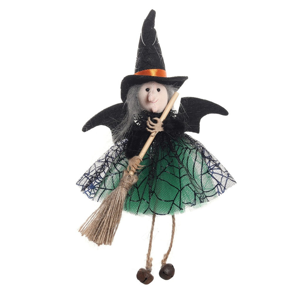 Halloween Witch Broom Hanging Decoration