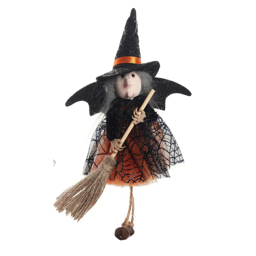 Halloween Witch Broom Hanging Decoration