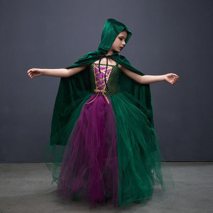 Girls Halloween Witch Costume Set