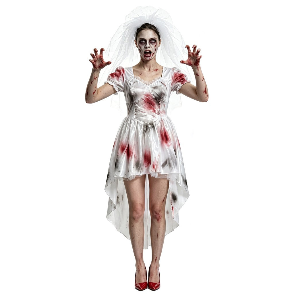Ghost Bride Halloween Costume Dress
