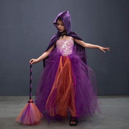 Girls Halloween Witch Costume Set