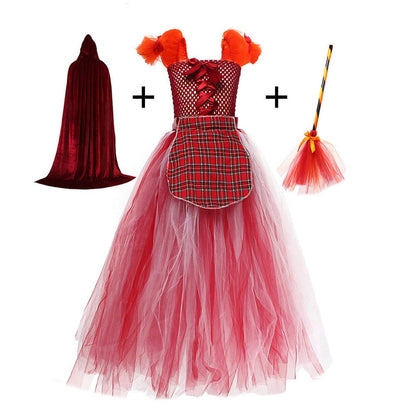 Girls Halloween Witch Costume Set