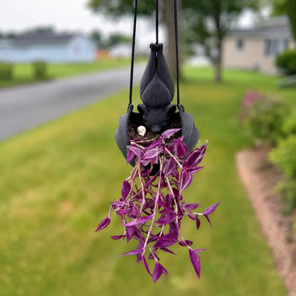 Halloween Hanging Bat Planter
