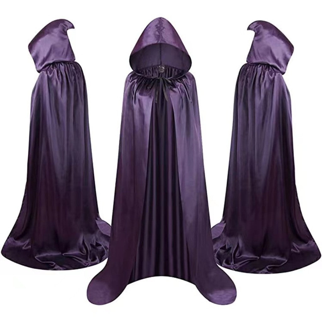 Kids Wizard Halloween Hooded Cloak