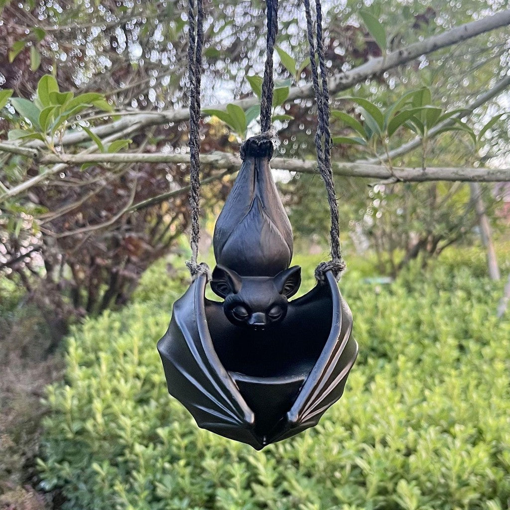 Halloween Hanging Bat Planter