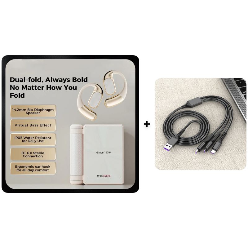 Wireless Noise-Cancelling Bluetooth 6.0 Earbuds – 145H Battery, IPX5 Waterproof, Sports