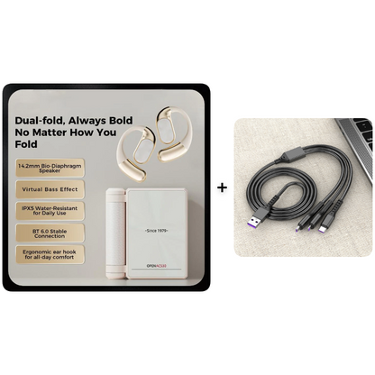 Wireless Noise-Cancelling Bluetooth 6.0 Earbuds – 145H Battery, IPX5 Waterproof, Sports