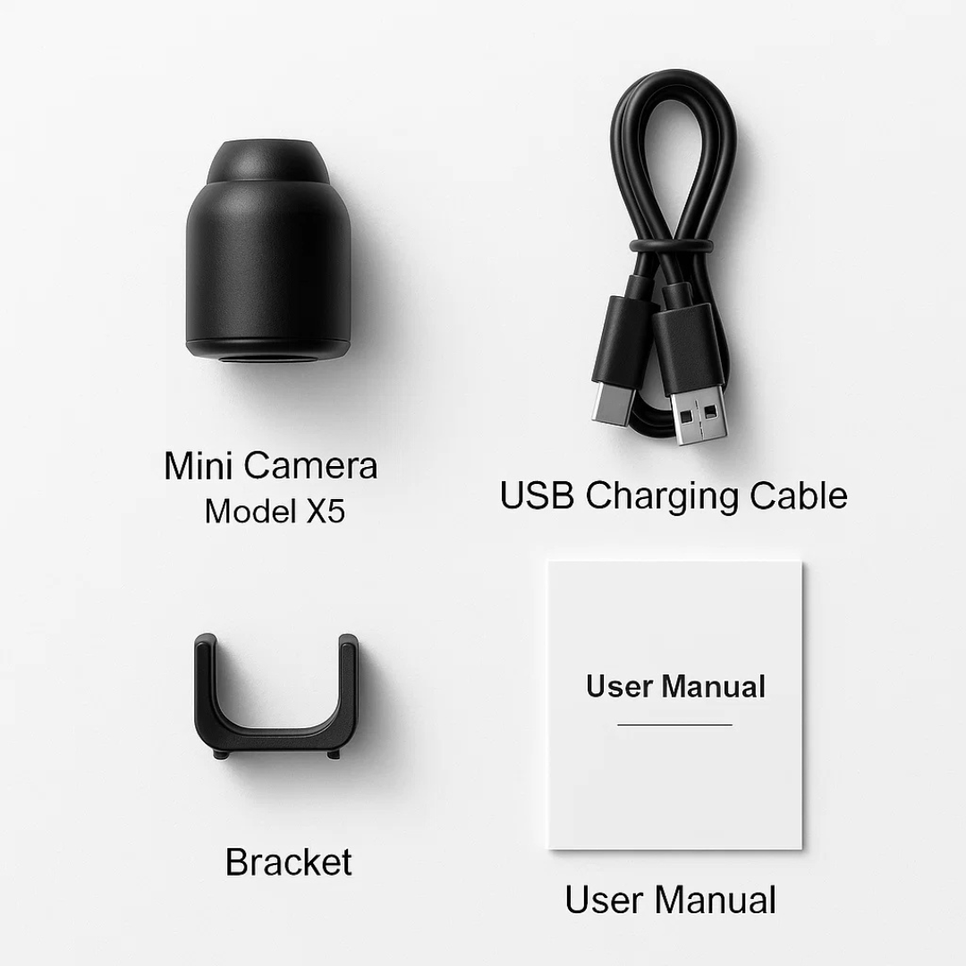 1080P Wireless Mini Camera with Night Vision and Audio Recording